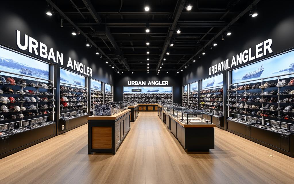 URBAN ANGLER TOKYOのモダンな店舗内装